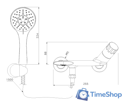 Смеситель Lemark Wing LM5302C - Изображение №2 — Интернет-магазин Time-Shop