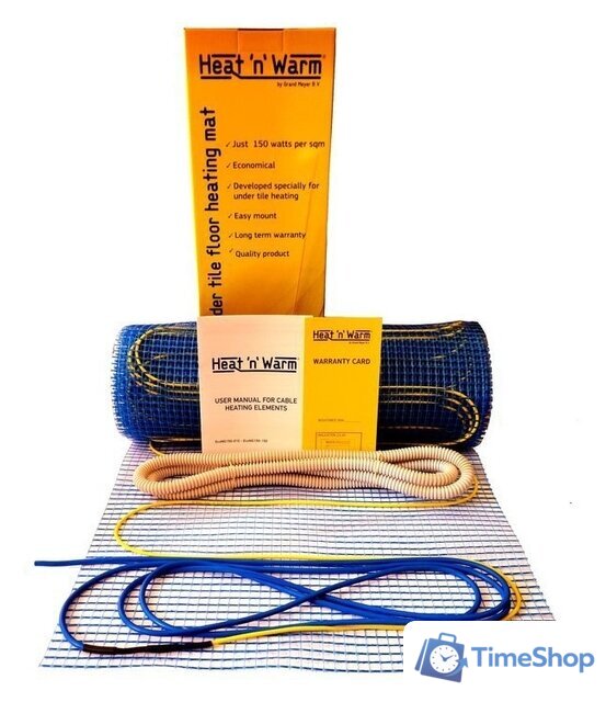 Нагревательный мат Heat'n'Warm EcoNG150-070 7 кв.м. 1050 Вт - Изображение №2 — Интернет-магазин Time-Shop