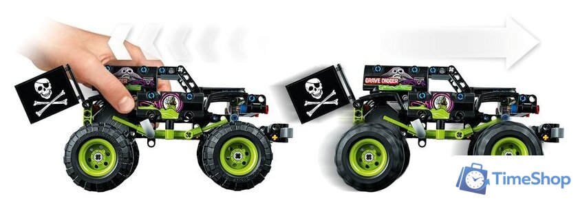 Конструктор LEGO Technic 42118 Monster Jam Grave Digger - Изображение №9 — Интернет-магазин Time-Shop