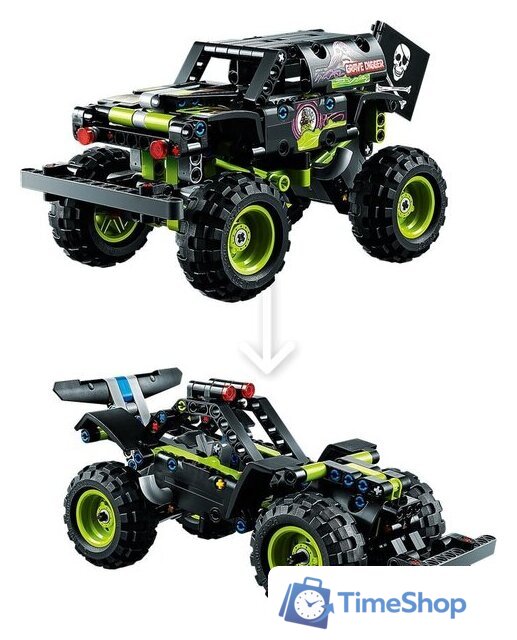 Конструктор LEGO Technic 42118 Monster Jam Grave Digger - Изображение №7 — Интернет-магазин Time-Shop