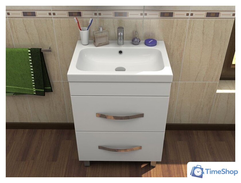  Какса-А Тумба под умывальник Квадро 50 458348 - Изображение №5 — Интернет-магазин Time-Shop