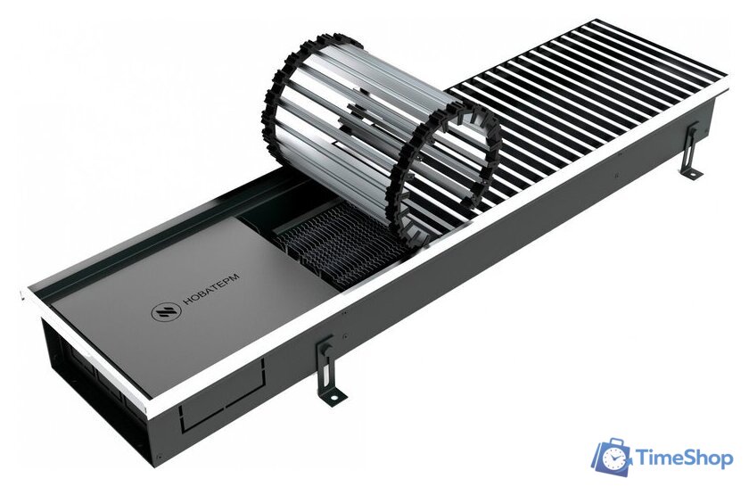 Внутрипольный конвектор Новатерм НТ-В-07/35/390 (алюминий) - Изображение №1 — Интернет-магазин Time-Shop