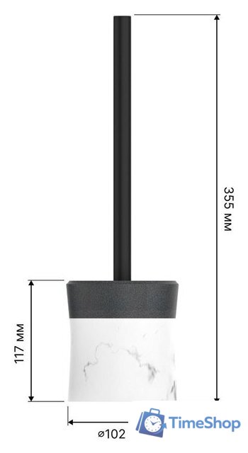 Аксессуары для ванной и туалета FORA Ever (4 предмета) - Изображение №11 — Интернет-магазин Time-Shop