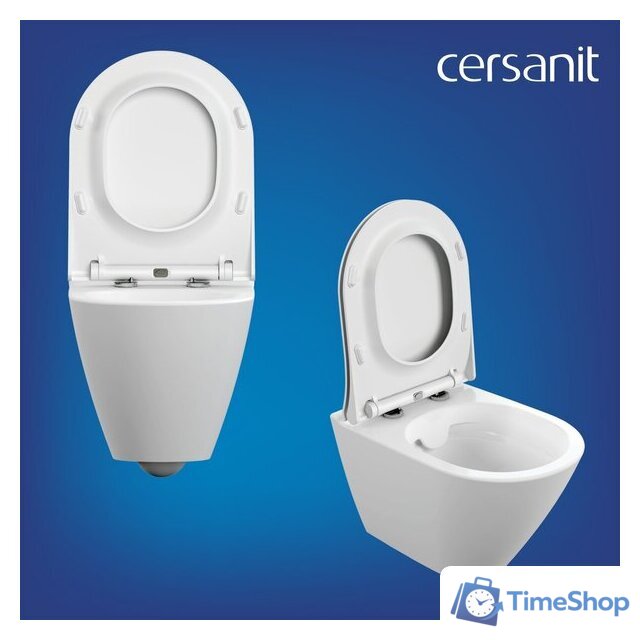 Унитаз подвесной Cersanit City Smart 64822 - Изображение №5 — Интернет-магазин Time-Shop