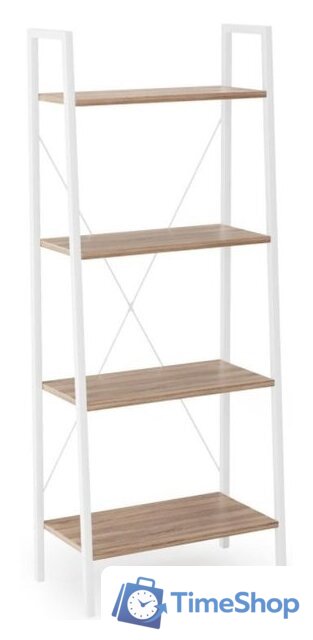 Стеллаж Halmar NARVIK REG-2 (белый/дуб сонома) - Изображение №1 — Интернет-магазин Time-Shop