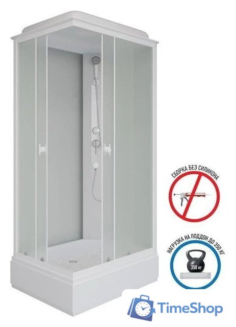 Душевая кабина Niagara Promo P110/80/26Q/MT 110x80x215 - Изображение №4 — Интернет-магазин Time-Shop