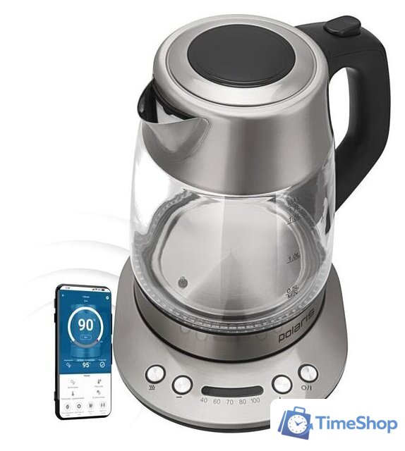 Электрический чайник Polaris PWK 1775CGLD Wi-Fi IQ Home - Изображение №4 — Интернет-магазин Time-Shop