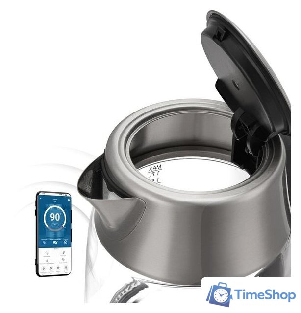 Электрический чайник Polaris PWK 1775CGLD Wi-Fi IQ Home - Изображение №6 — Интернет-магазин Time-Shop