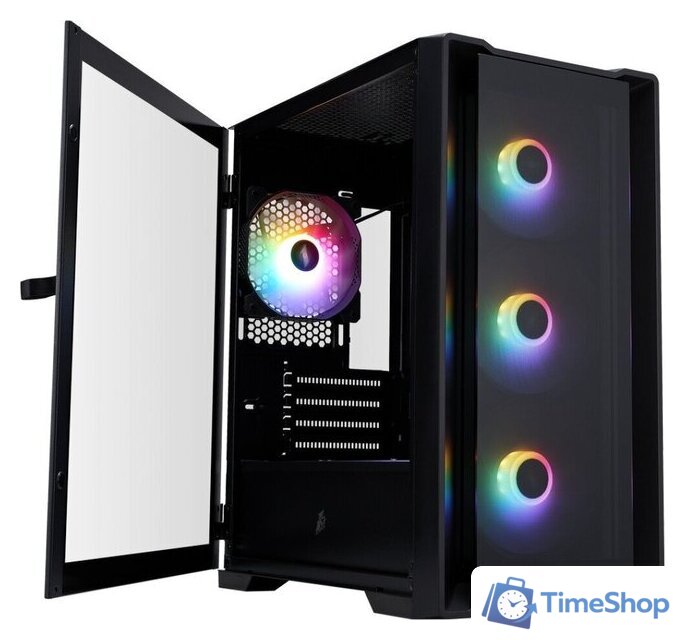 Корпус 1stPlayer TRILOBITE T4-G FRGB (черный) - Изображение №2 — Интернет-магазин Time-Shop