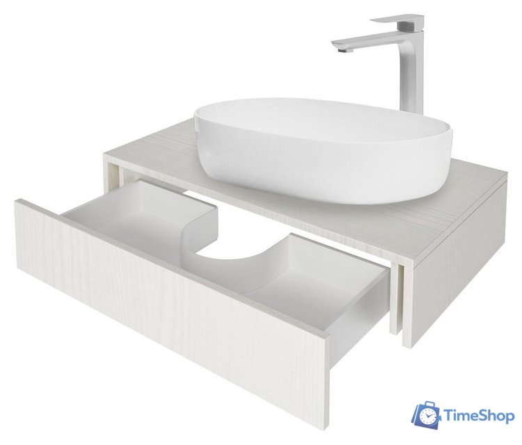  ЗОВ Тумба под умывальник Токио Премиум 60 TP60WWPTOC2 (белый) - Изображение №2 — Интернет-магазин Time-Shop