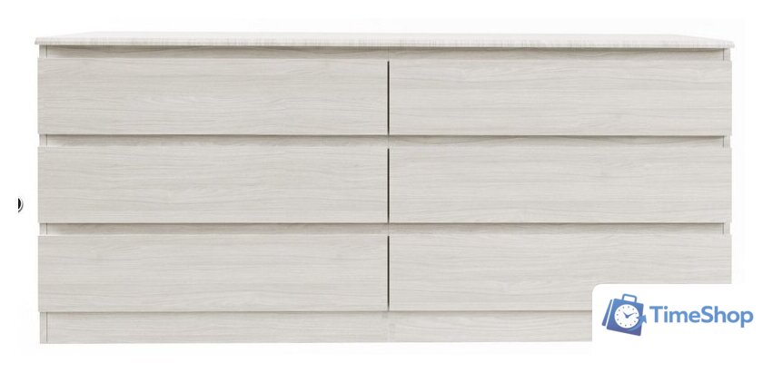 Комод Евва Турин ТР-6S/YA-S (ясень снежный) - Изображение №5 — Интернет-магазин Time-Shop