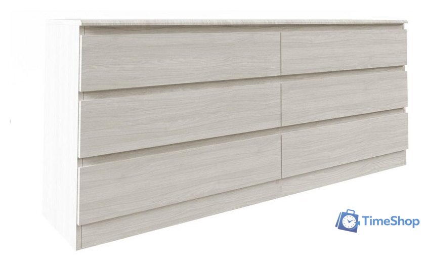 Комод Евва Турин ТР-6S/YA-S (ясень снежный) - Изображение №4 — Интернет-магазин Time-Shop