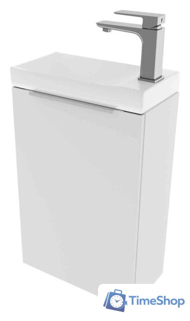  ЗОВ Тумба под умывальник Монови Слим 40 S40LW0LW9268 (белый матовый) - Изображение №1 — Интернет-магазин Time-Shop