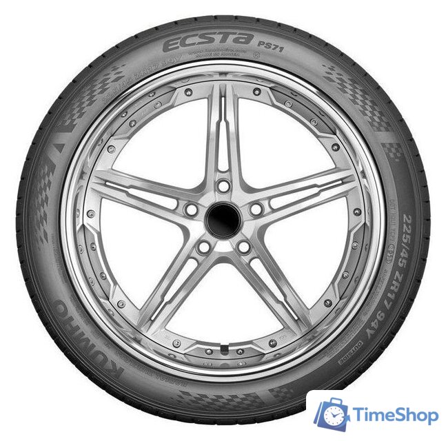Летние шины Kumho Ecsta PS71 235/60R18 107W XL - Изображение №3 — Интернет-магазин Time-Shop