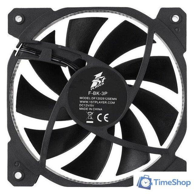Вентилятор для корпуса 1stPlayer F (черный) - Изображение №5 — Интернет-магазин Time-Shop