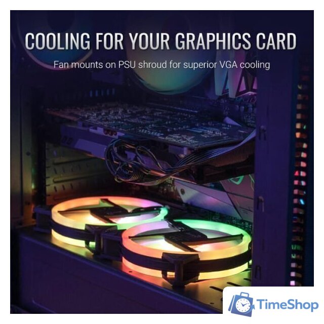 Корпус AeroCool Skyline-A-BK-v1 - Изображение №5 — Интернет-магазин Time-Shop