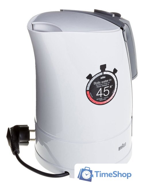 Электрический чайник Braun WK 300 White - Изображение №2 — Интернет-магазин Time-Shop