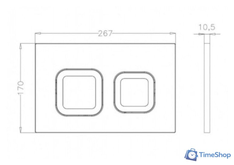 Инсталляция для унитаза Pestan Sava Fix Slim SET40006473 - Изображение №8 — Интернет-магазин Time-Shop