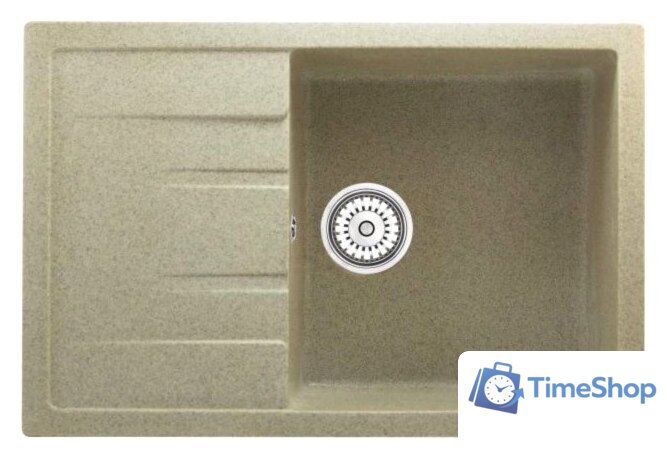 Кухонная мойка Berge BR-7603 (песочный матовый) - Изображение №1 — Интернет-магазин Time-Shop