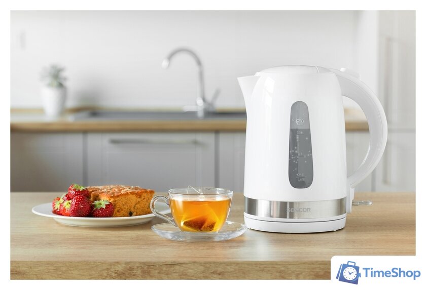 Электрический чайник Sencor SWK 1748WH - Изображение №14 — Интернет-магазин Time-Shop