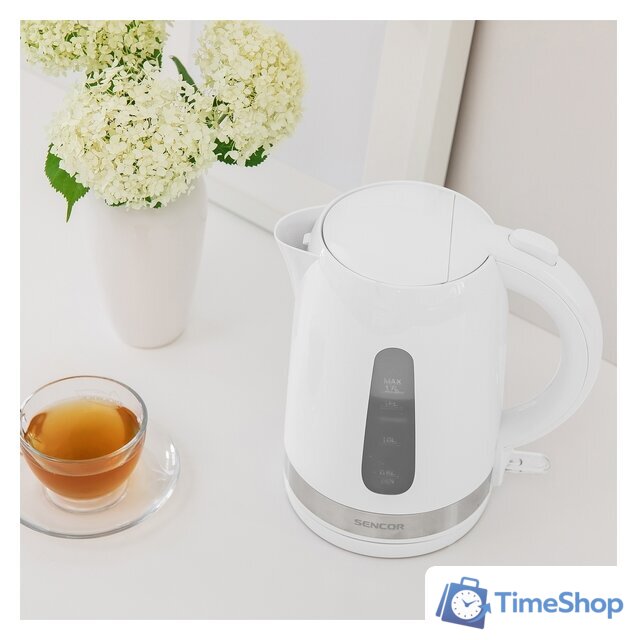 Электрический чайник Sencor SWK 1748WH - Изображение №12 — Интернет-магазин Time-Shop