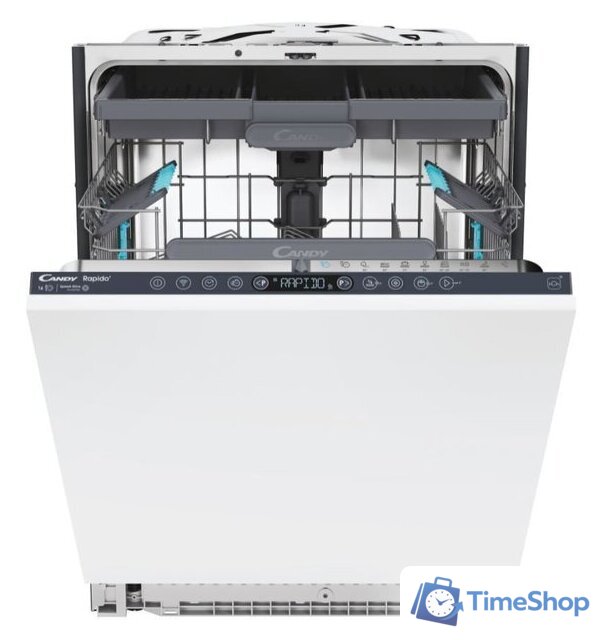 Встраиваемая посудомоечная машина Candy RapidO CI 6B4S1PSA - Изображение №4 — Интернет-магазин Time-Shop