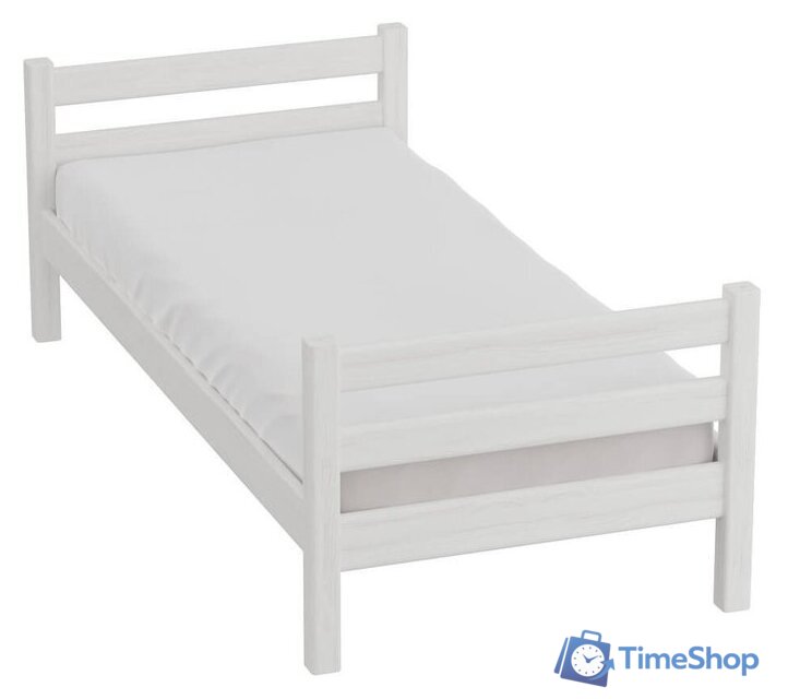 Кровать Мебельград Соня пакет №1 (без основания, массив сосны белый) - Изображение №1 — Интернет-магазин Time-Shop