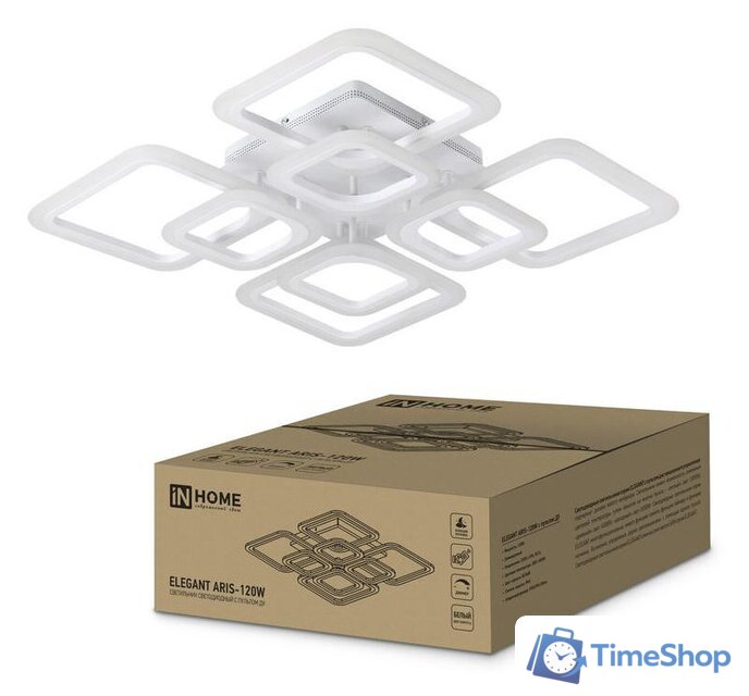 Припотолочная люстра In Home Elegant Aris-W 4690612035420 - Изображение №2 — Интернет-магазин Time-Shop
