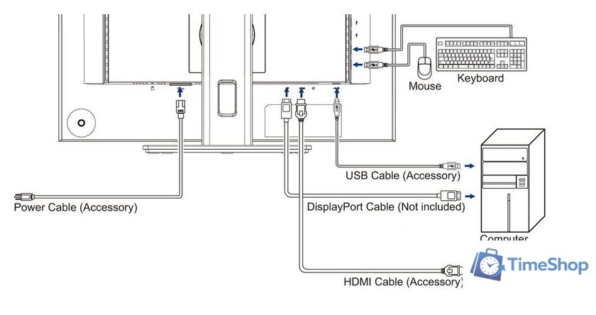 Монитор iiyama ProLite XUB2495WSU-B7 - Изображение №14 — Интернет-магазин Time-Shop