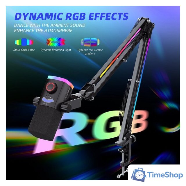 Проводной микрофон FIFINE AM8PROT (черный) - Изображение №6 — Интернет-магазин Time-Shop