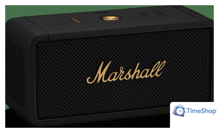Беспроводная колонка Marshall Middleton (черный/латунь) - Изображение №4 — Интернет-магазин Time-Shop