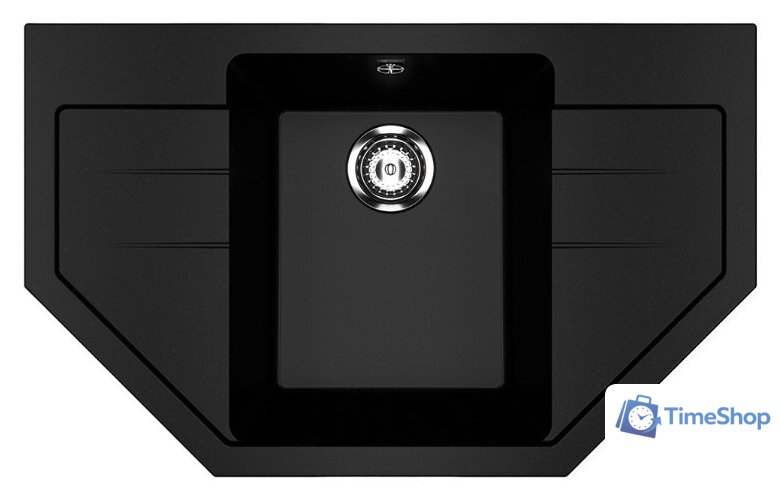 Кухонная мойка Ulgran U-609 (344 ультра-черный) - Изображение №1 — Интернет-магазин Time-Shop