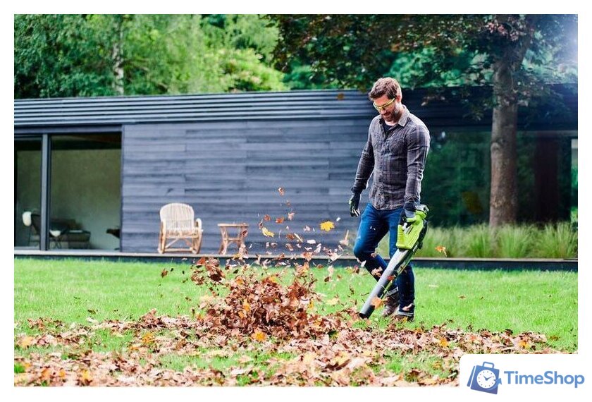 Ручная воздуходувка Ryobi RY18BLXA-140 (с АКБ 4 Ah) - Изображение №2 — Интернет-магазин Time-Shop