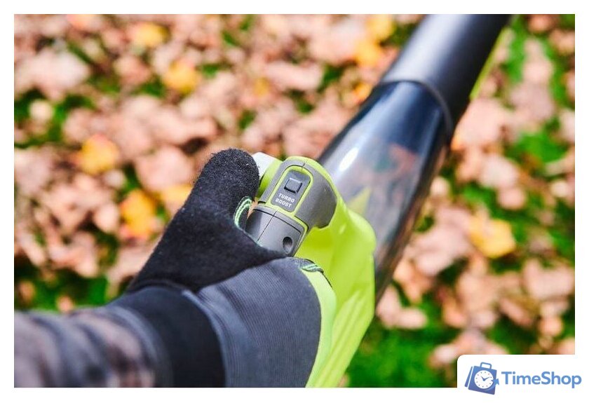 Ручная воздуходувка Ryobi RY18BLXA-140 (с АКБ 4 Ah) - Изображение №9 — Интернет-магазин Time-Shop