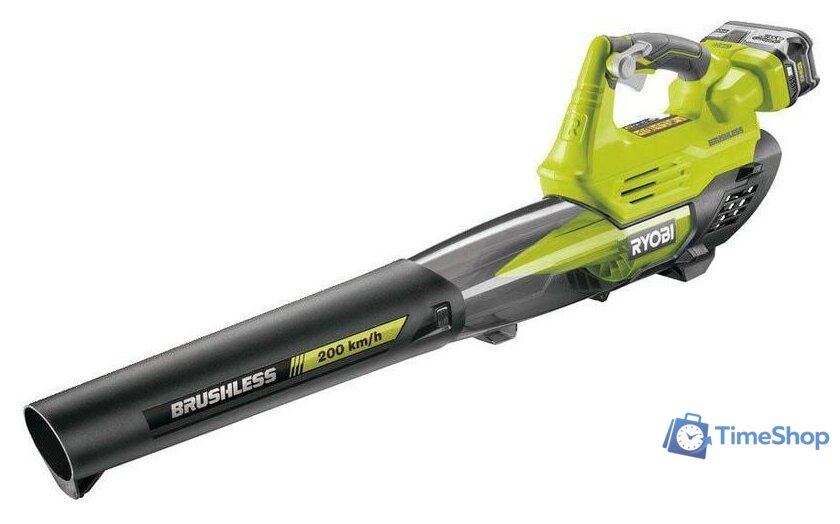 Ручная воздуходувка Ryobi RY18BLXA-140 (с АКБ 4 Ah) - Изображение №1 — Интернет-магазин Time-Shop