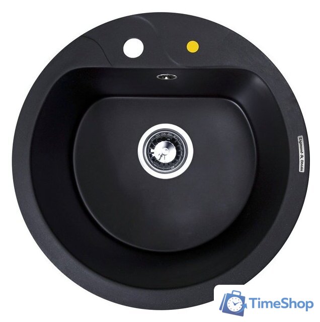 Кухонная мойка Zigmund & Shtain Kreis 505F (черный базальт) - Изображение №1 — Интернет-магазин Time-Shop