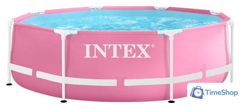Каркасный бассейн Intex Pink Metal Frame 28290 (244х76 см) - Изображение №1 — Интернет-магазин Time-Shop