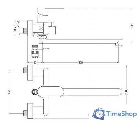 Смеситель Deante Alpinia BGA 056M - Изображение №2 — Интернет-магазин Time-Shop
