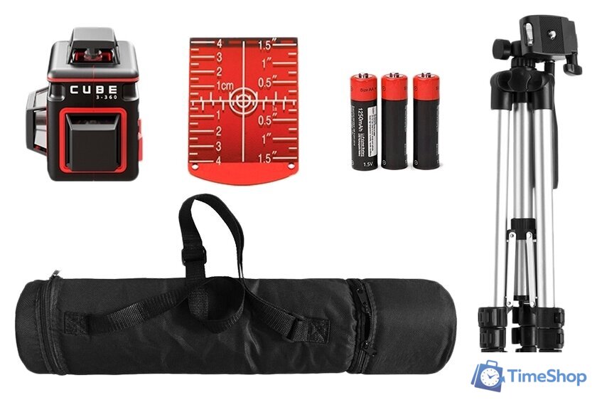 Лазерный нивелир ADA Instruments Cube 3-360 Professional Edition А00572 - Изображение №12 — Интернет-магазин Time-Shop
