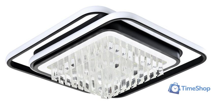 Припотолочная люстра LED4U L8021-450 BK - Изображение №1 — Интернет-магазин Time-Shop