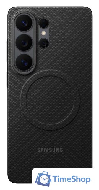 Чехол для телефона Samsung Carbon Magnet Case для Samsung Galaxy S26 Ultra (черный) - Изображение №3 — Интернет-магазин Time-Shop