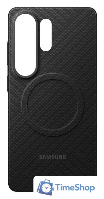 Чехол для телефона Samsung Carbon Magnet Case для Samsung Galaxy S26 Ultra (черный) - Изображение №1 — Интернет-магазин Time-Shop
