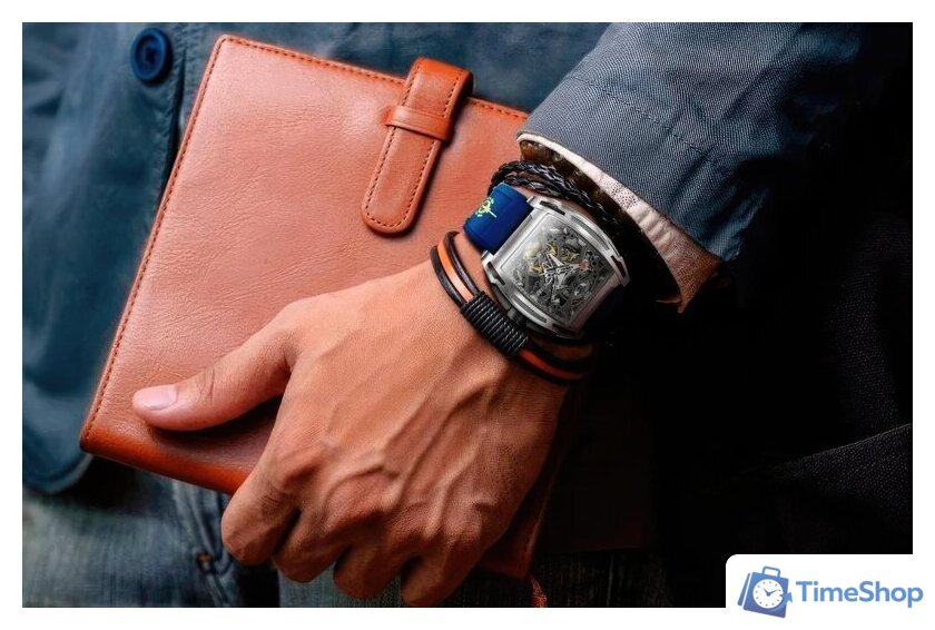 Наручные часы CIGA Design Aircraft Carrier Z061-IPTI-W5BU - Изображение №3 — Интернет-магазин Time-Shop