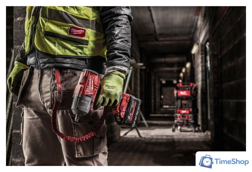 Перчатки хозяйственные Milwaukee Hi-Vis Cut level 3/C 9/L 4932478132 - Изображение №2 — Интернет-магазин Time-Shop