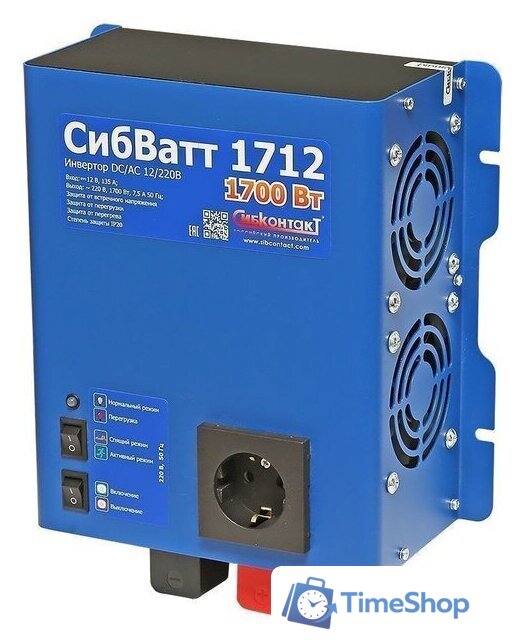 Автомобильный инвертор СибКонтакТ СибВатт 1712 - Изображение №4 — Интернет-магазин Time-Shop
