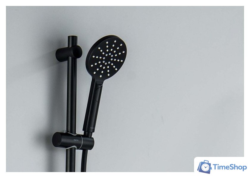 Душевой гарнитур  Aquatek Оберон AQ2014MB (матовый черный) - Изображение №10 — Интернет-магазин Time-Shop