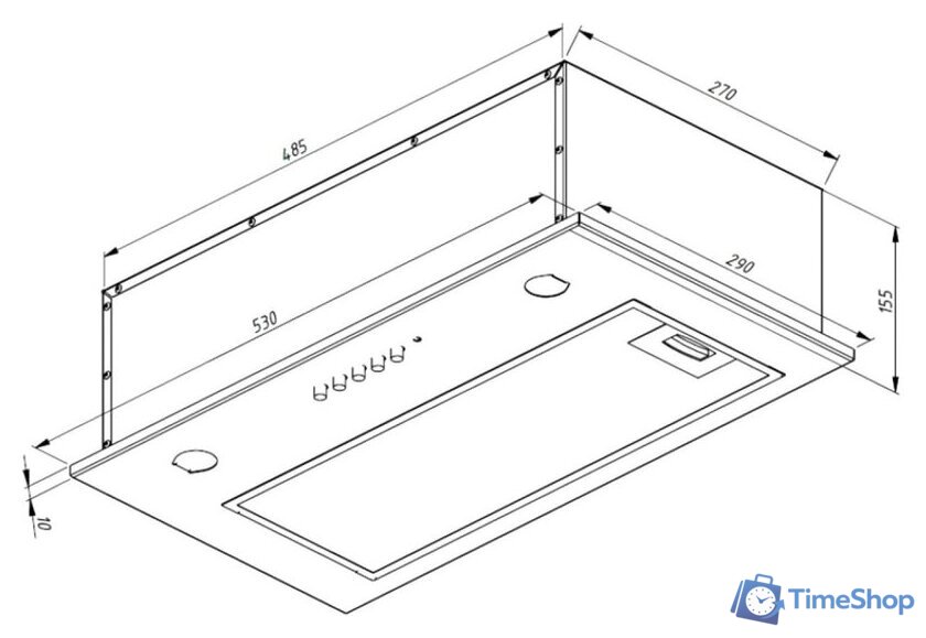 Кухонная вытяжка Akpo Micra Twin 60 WK-7 (нержавеющая сталь) - Изображение №2 — Интернет-магазин Time-Shop