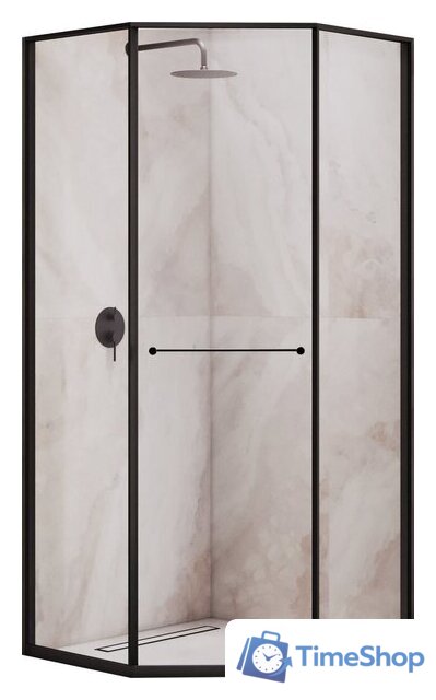 Душевой уголок RGW SV-82B L 33328299-14L (черный/прозрачное стекло) - Изображение №1 — Интернет-магазин Time-Shop