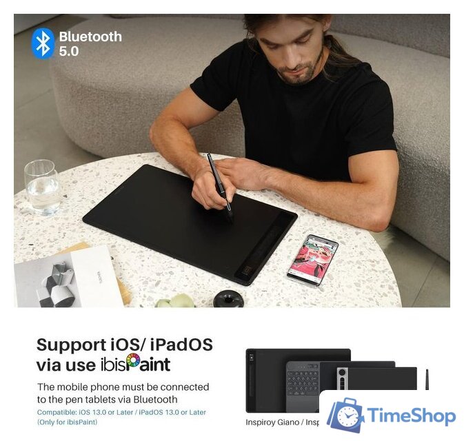 Графический планшет Huion Inspiroy Giano G930L - Изображение №4 — Интернет-магазин Time-Shop