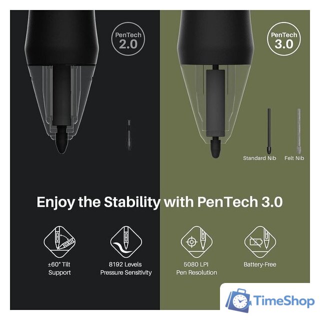 Графический планшет Huion Inspiroy Giano G930L - Изображение №8 — Интернет-магазин Time-Shop